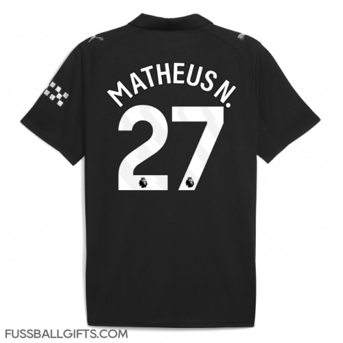 Manchester City Matheus Nunes #27 Fußballbekleidung Auswärtstrikot 2025-26 Kurzarm